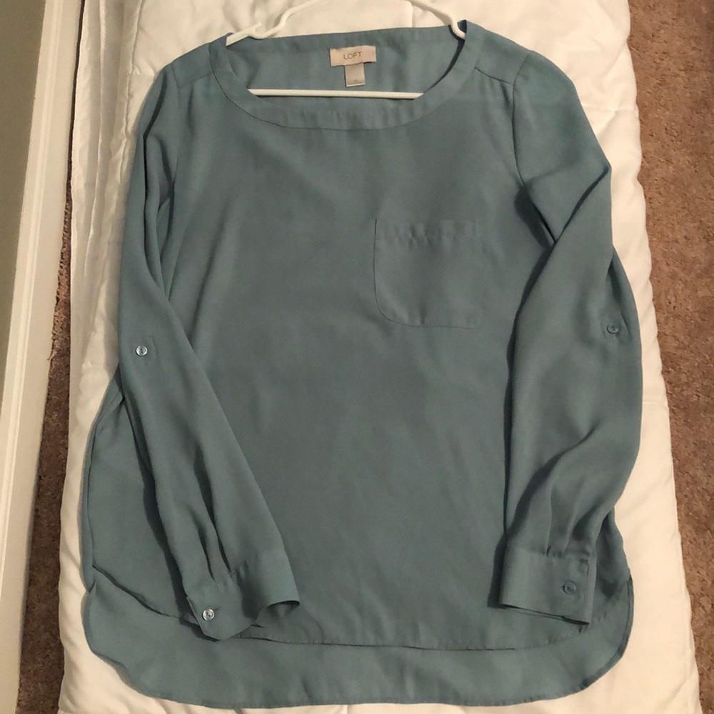LOFT long sleeve blouse